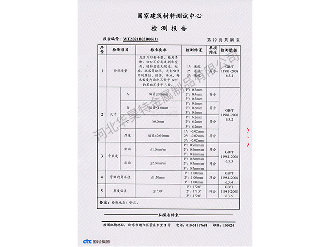 檢測報告